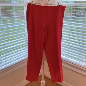 Lafayette 148 red dress pants